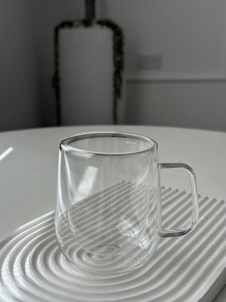 كاسه شفاف دبل جلاس طويل